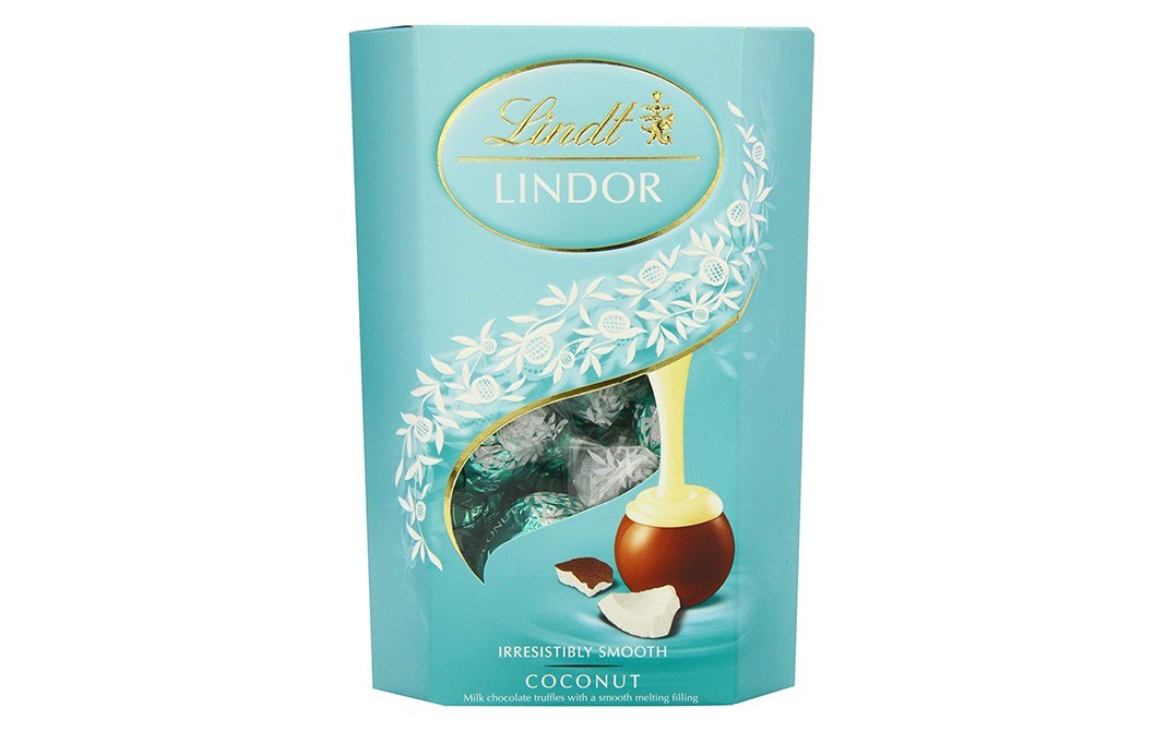 Lindt Lindor Coconut Milk Chocolate Truffles   Box  200 grams
